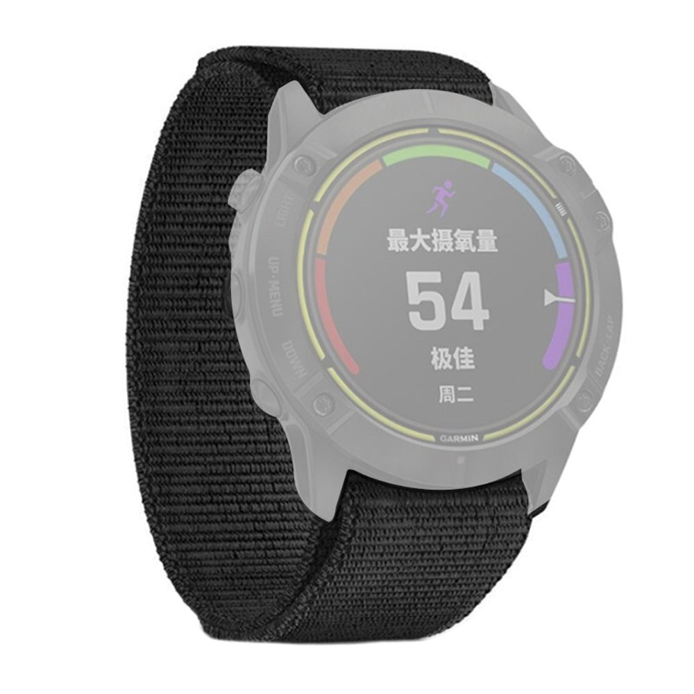 Universal Garmin 20mm Nylon Strap - Black