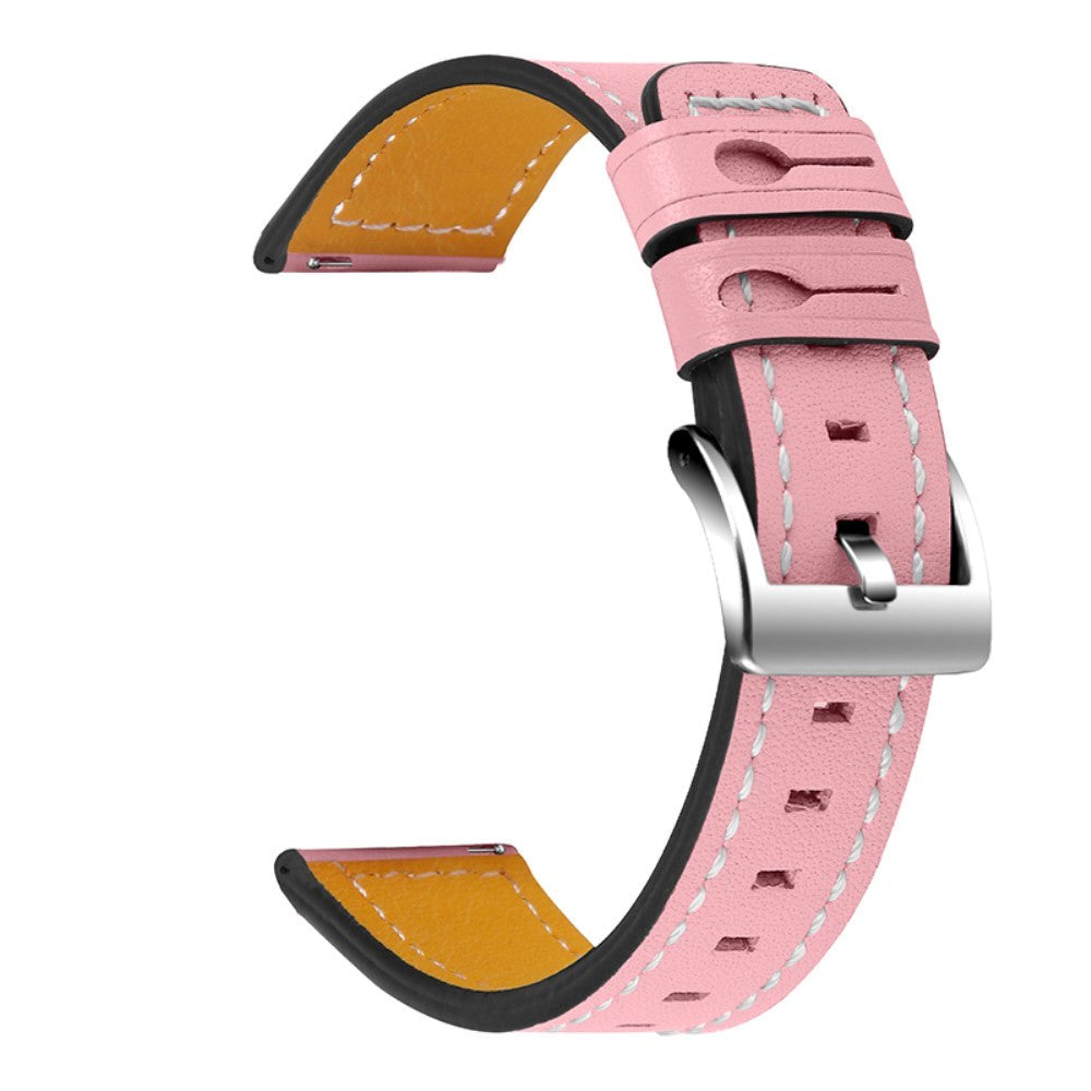 Smartwatch Universal Cow-Leather Strap (20mm) - Pink