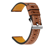 Smartwatch Universal Cow-Leather Strap (20mm) - Brown