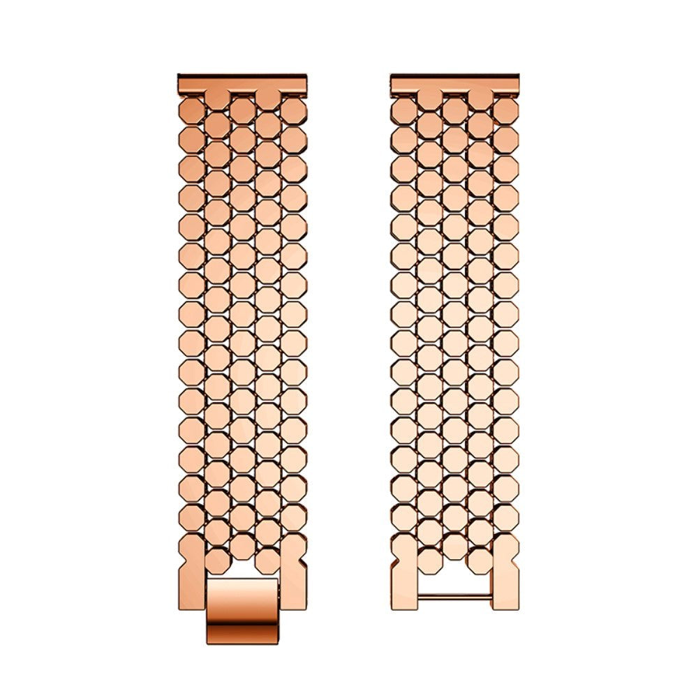 Universal Smartwatch Alloy Strap (22mm) - Rose Gold