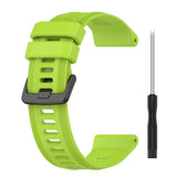 Garmin Strap 22 mm Silicone Grooved - Lime Green