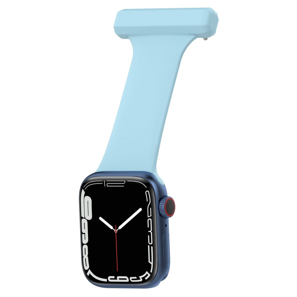 Apple Watch (38/40/SE/41/42mm) Silicone Nursing Watch Strap - Blue