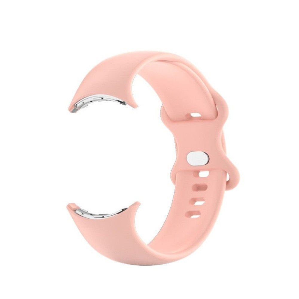 EIDERWOOD Google Pixel Watch 1 / 2 / 3 Silicone Smartwatch Strap - Pink