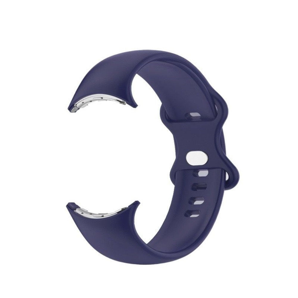 EIDERWOOD Google Pixel Watch 1 / 2 / 3 Silicone Smartwatch Strap - Dark Blue