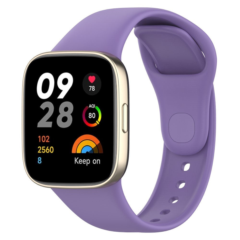 Xiaomi Redmi Watch 3 Silicone Smartwatch Strap - Purple