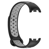 Xiaomi Smart Band 10 / 9 / 8 / NFC Silicone Watch Strap - Black / Grey