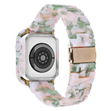 Apple Watch 9/8/7 (45mm) Resin Strap & Case - Pink / Green