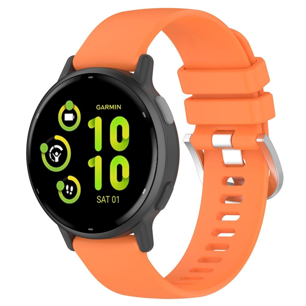 Garmin Vivoactive 5 Silicone Smartwatch Strap - Orange