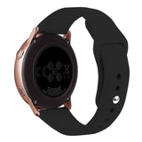 Huawei Watch GT 4 (41mm) / Garmin Venu 3S (18mm) Silicone Strap - Black