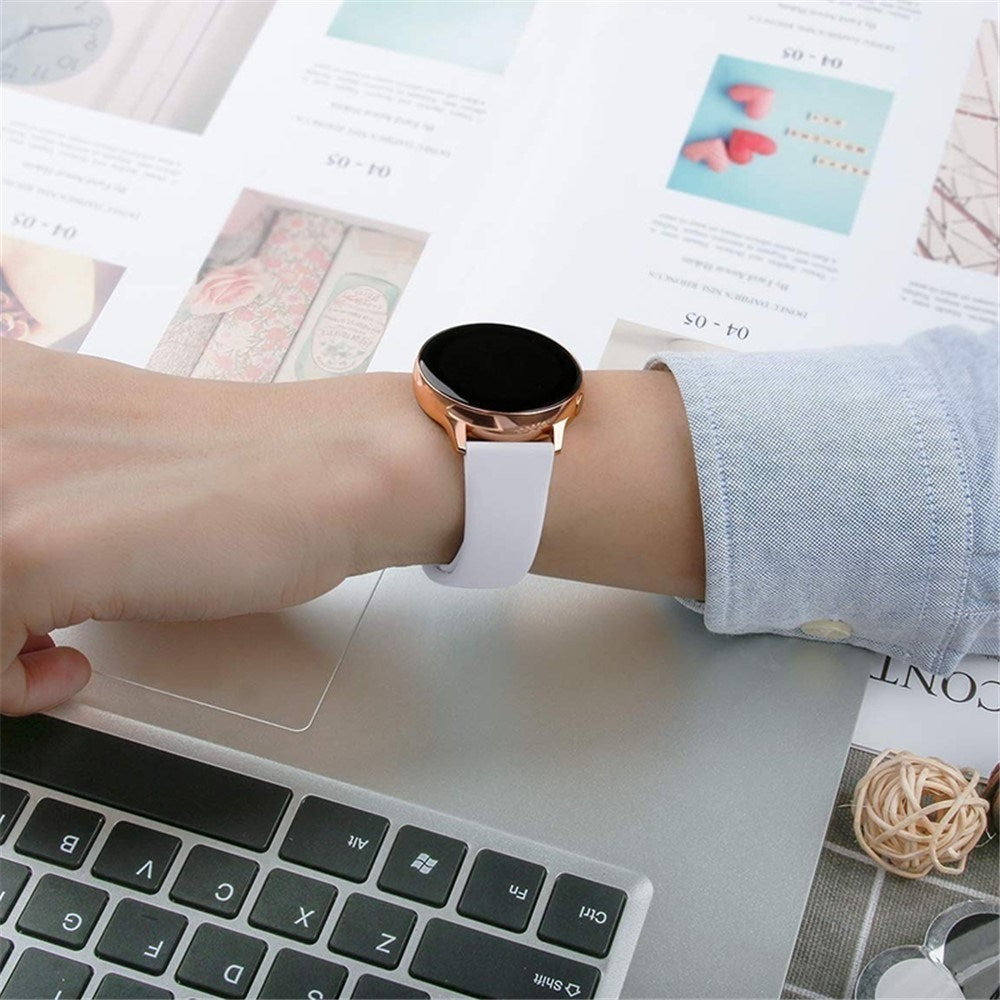 Huawei Watch GT 4 (41mm) / Garmin Venu 3S (18mm) Silicone Strap - Black