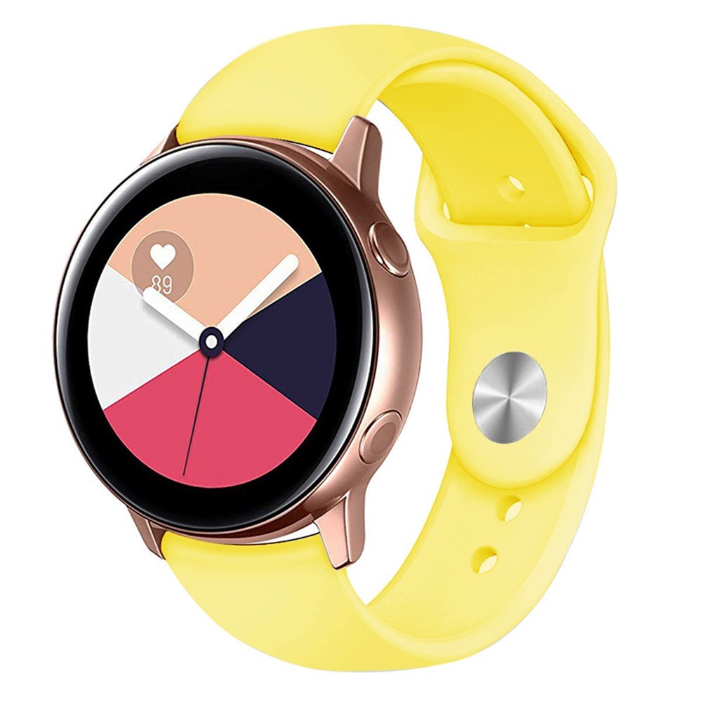 Huawei Watch GT 4 (41mm) / Garmin Venu 3S (18mm) Silicone Strap - Yellow
