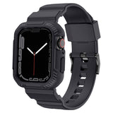 Apple Watch (42/44/SE/45mm) Plastic Strap & Case - Dark Grey