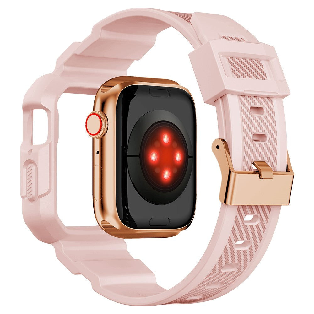 Apple Watch (38/40/SE/41MM) Plastic Strap & Case - Pink