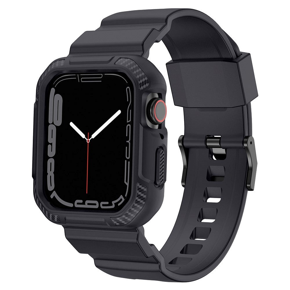 Apple Watch (38/40/SE/41MM) Plastic Strap & Case - Dark Grey