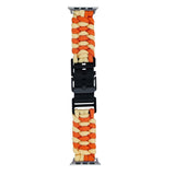 Apple Watch (38/40/SE/41/42mm) EIDERWOOD Braided Nylon Watch Strap - Orange / Yellow