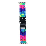 Apple Watch (38/40/SE/41/42mm) EIDERWOOD Braided Nylon Watch Strap - Multi
