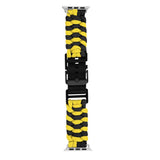 Apple Watch (38/40/SE/41/42mm) EIDERWOOD Braided Nylon Watch Strap - Yellow / Black