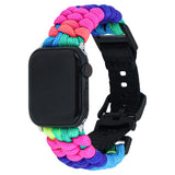Apple Watch (42/44/SE/45/46/49mm) EIDERWOOD Braided Nylon Watch Strap - Multi