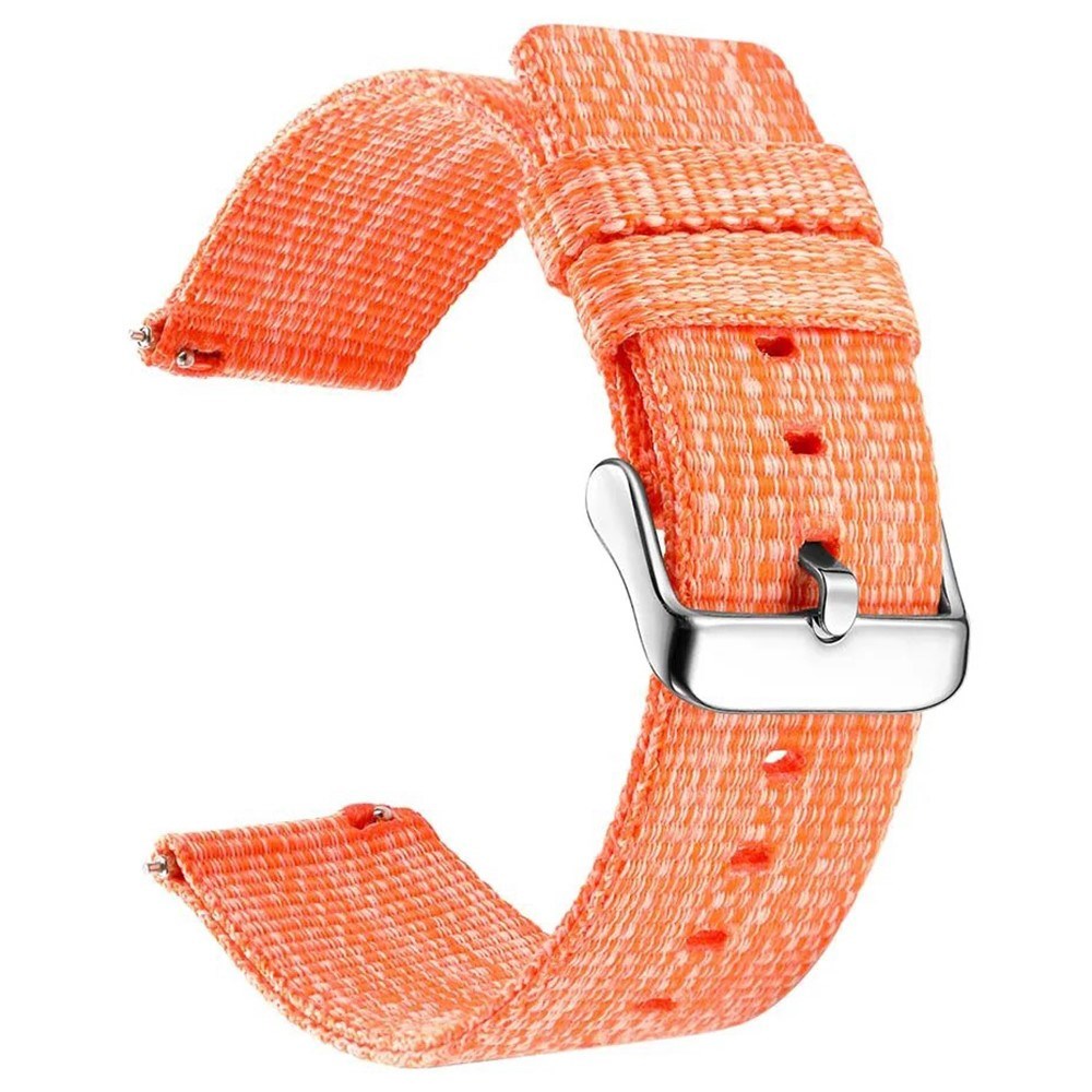 Universal 14mm Nylon Smartwatch Strap - Orange