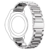 Universal 14mm Stainless Steel Smartwatch Strap - Silver