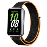 Samsung Galaxy Fit3 Nylon Velcro Strap - Black / Yellow