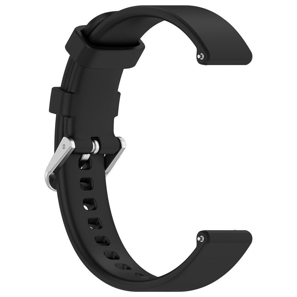 EIDERWOOD Garmin Lily 2 Silicone Strap with Metal Buckle - Black