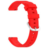EIDERWOOD Garmin Lily 2 Silicone Strap with Metal Buckle - Red