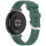 EIDERWOOD Garmin Lily 2 Silicone Strap with Metal Buckle - Dark Green
