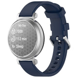 EIDERWOOD Garmin Lily 2 Silicone Strap with Metal Buckle - Dark Blue