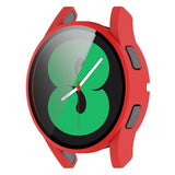 Samsung Galaxy Watch 4 (40mm) / FE (40mm) Hard Plastic Case w. Built-in Screen Protection - Red