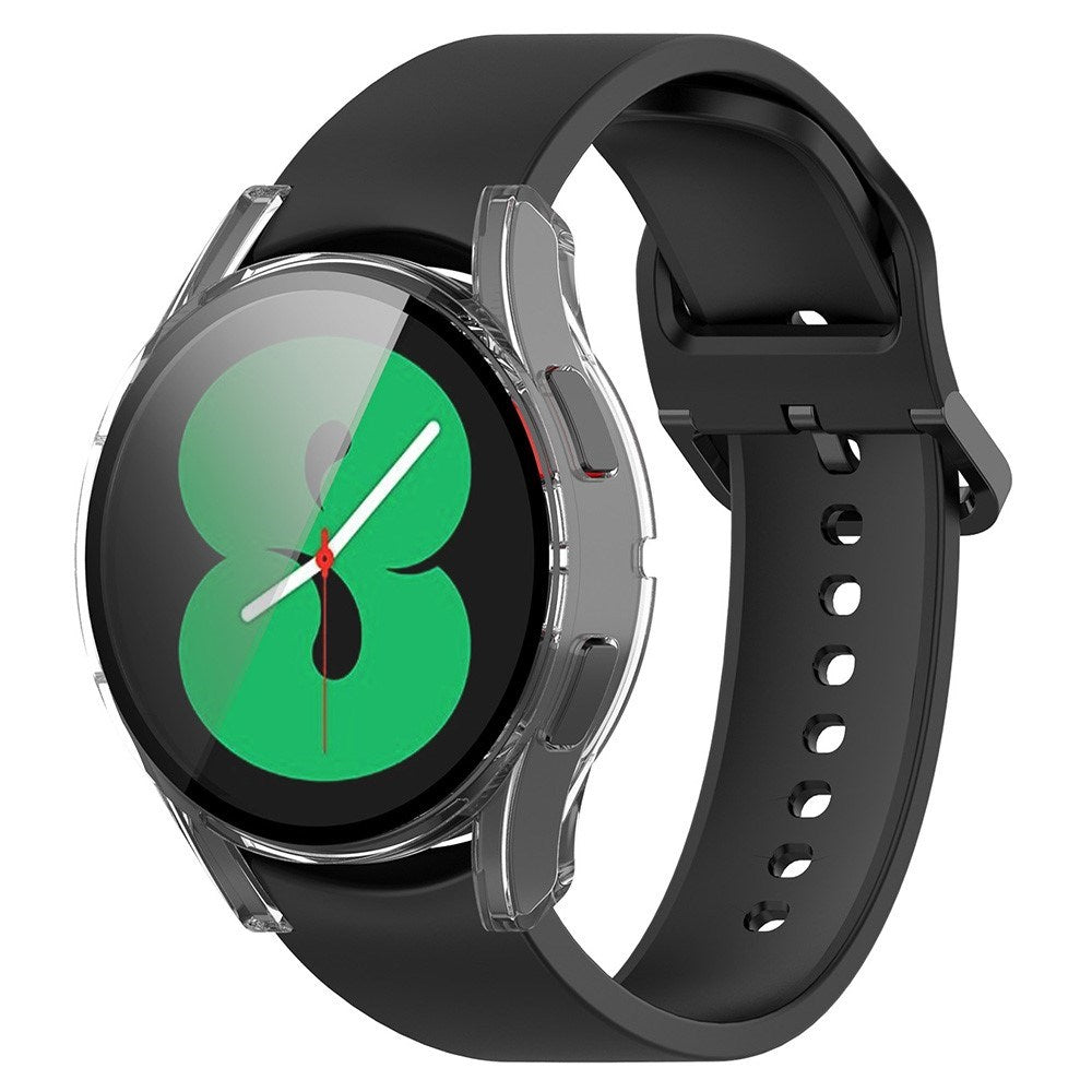 Samsung Galaxy Watch 4 (40mm) / FE (40mm) Hard Plastic Case w. Built-in Screen Protection - Transparent