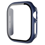 Apple Watch 10 (46mm) Hard Plastic Case with Built-in Screen Protector - Dark Blue