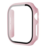 Apple Watch 10 (46mm) Hard Plastic Case with Built-in Screen Protector - Pink