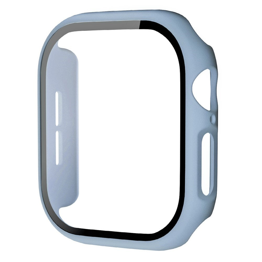 Apple Watch 10 (46mm) Hard Plastic Case with Built-in Screen Protector - Light Blue