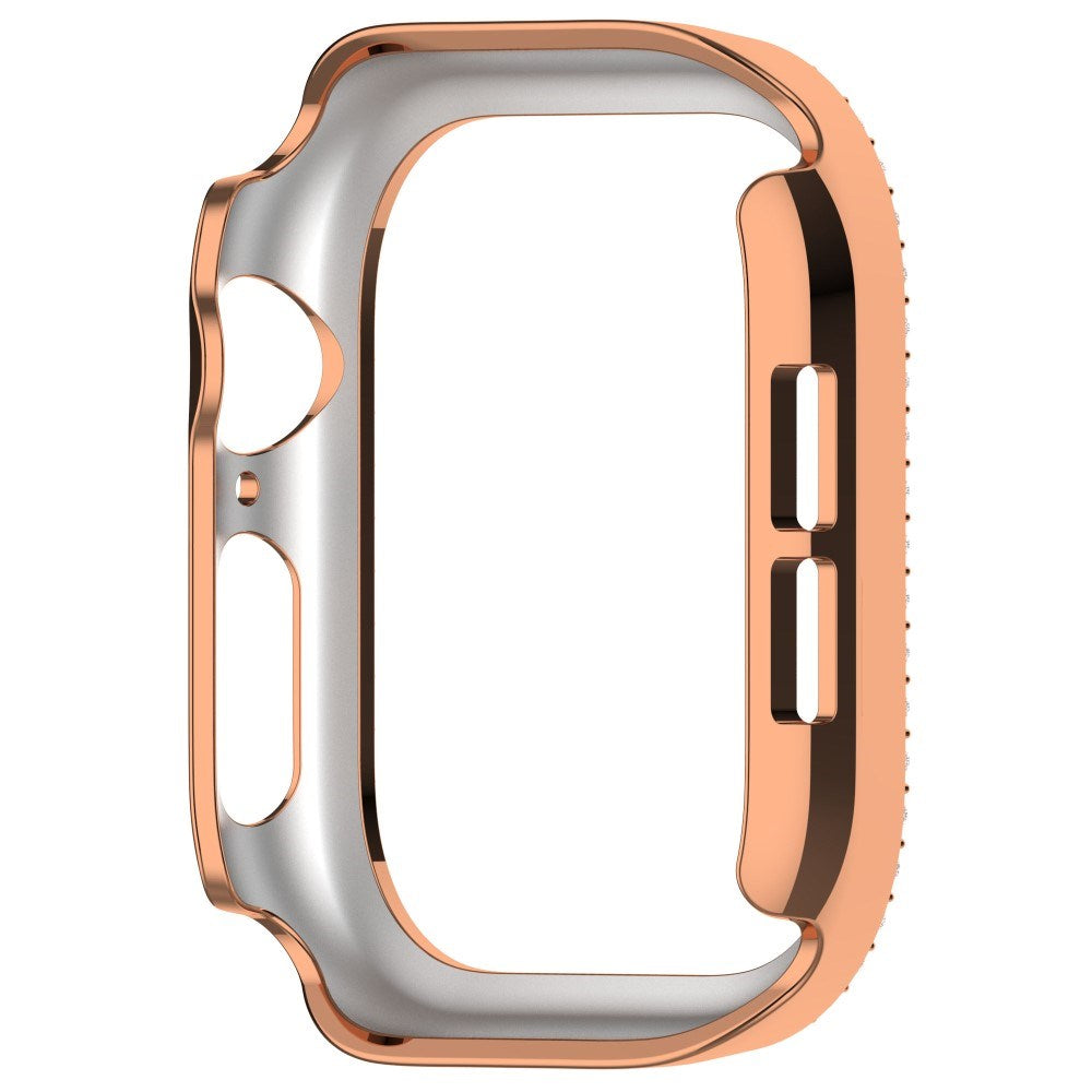 Apple Watch 10 (42mm) Plastic Case - Rose Gold / Rhinestone