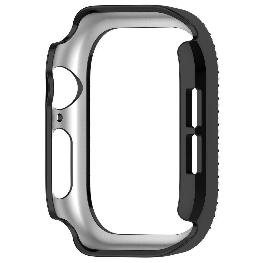 Apple Watch 10 (42mm) Plastic Case - Black / Rhinestone