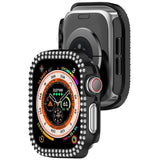 Apple Watch 10 (42mm) Plastic Case - Black / Rhinestone