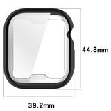 Apple Watch 10 (42mm) Flexible Plastic Case with Screen Protection - Silver