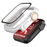 Apple Watch 11 / 10 (46mm) Hard Plastic Case with Built-In Screen Protector Glass - Transparent