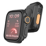 Apple Watch 11 / 10 (46mm) Hard Plastic Case with Built-In Screen Protector Glass - Starlight