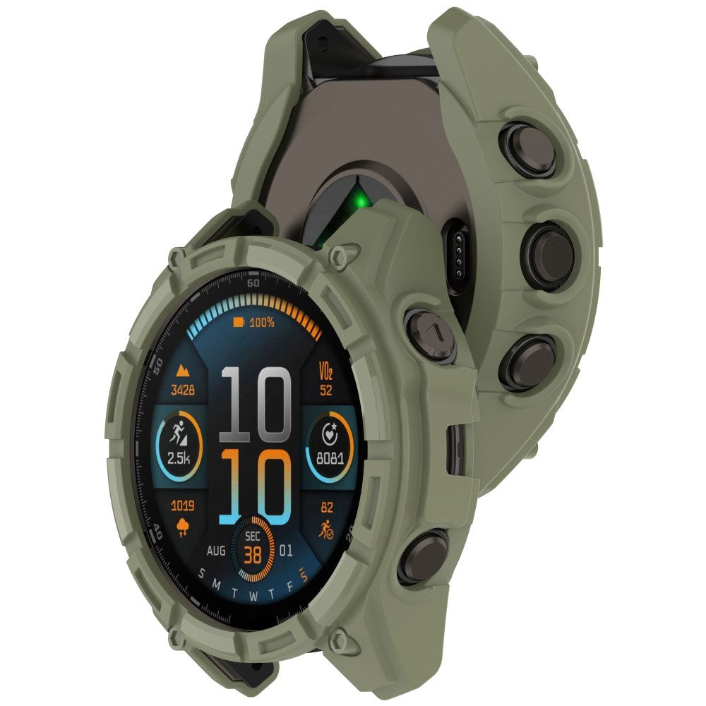 Garmin Tactix 8 Solar (51mm) Bumper Plastic Case - Green
