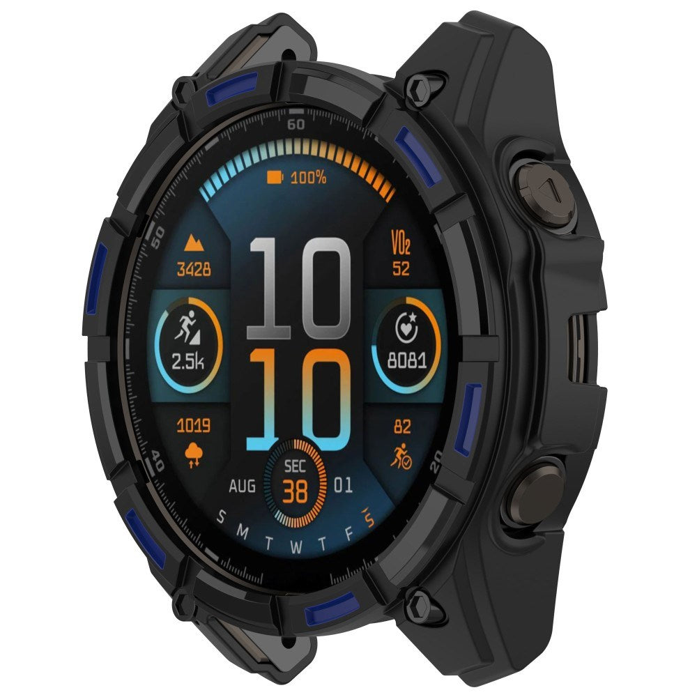 Garmin Tactix 8 Solar (51mm) Bumper Plastic Case - Black / Blue