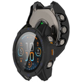 Garmin Tactix 8 AMOLED (51mm) Hard Plastic Case with Screen Protector Glass - Black / Blue