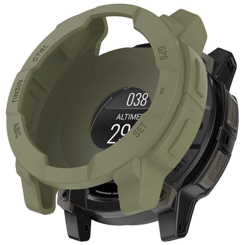 Garmin Instinct E (45mm) Bumper Silicone Case - Army Green