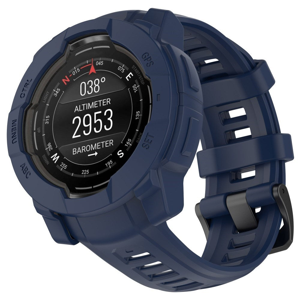 Garmin Instinct E (45mm) Bumper Silicone Case - Blue