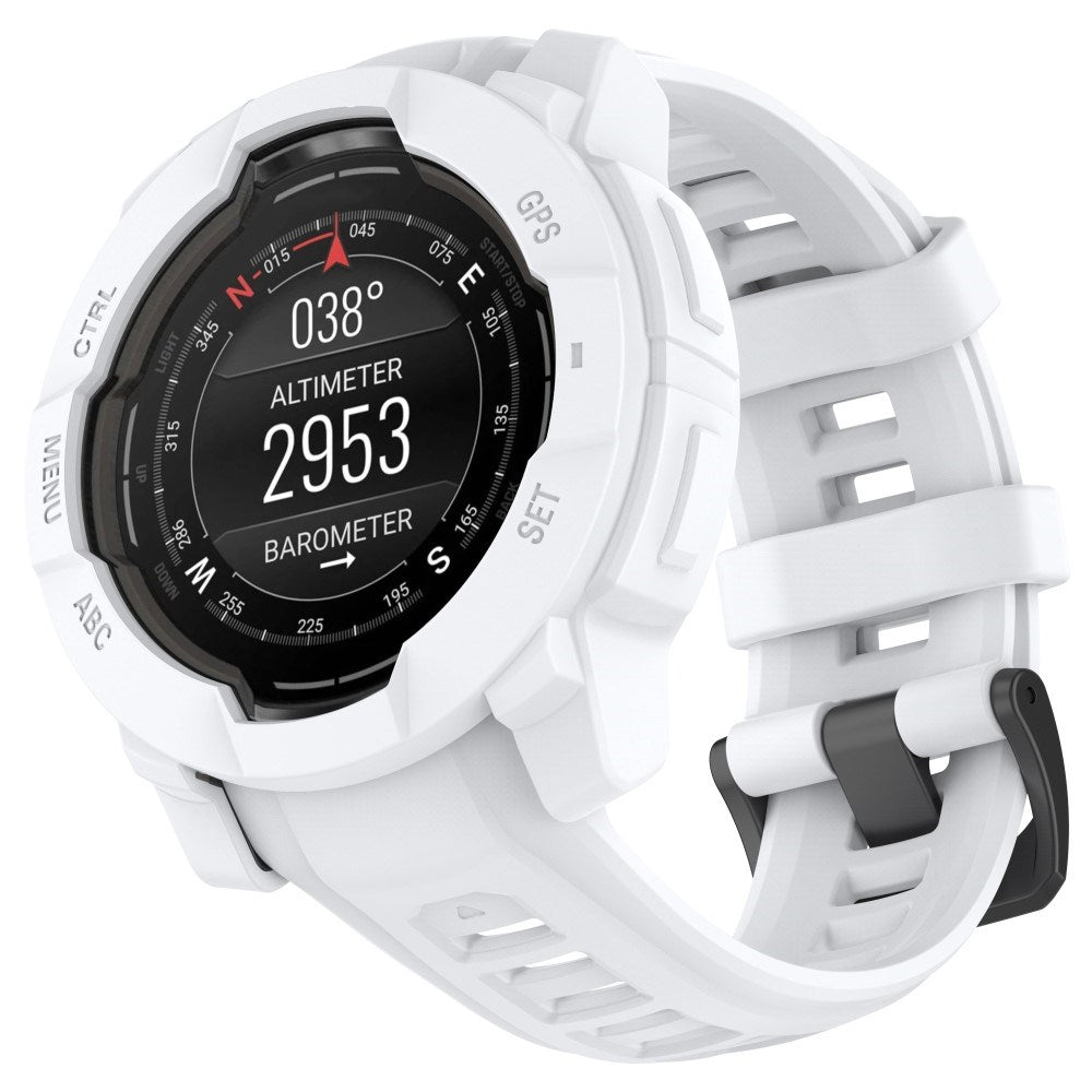 Garmin Instinct E (45mm) Bumper Silicone Case - White