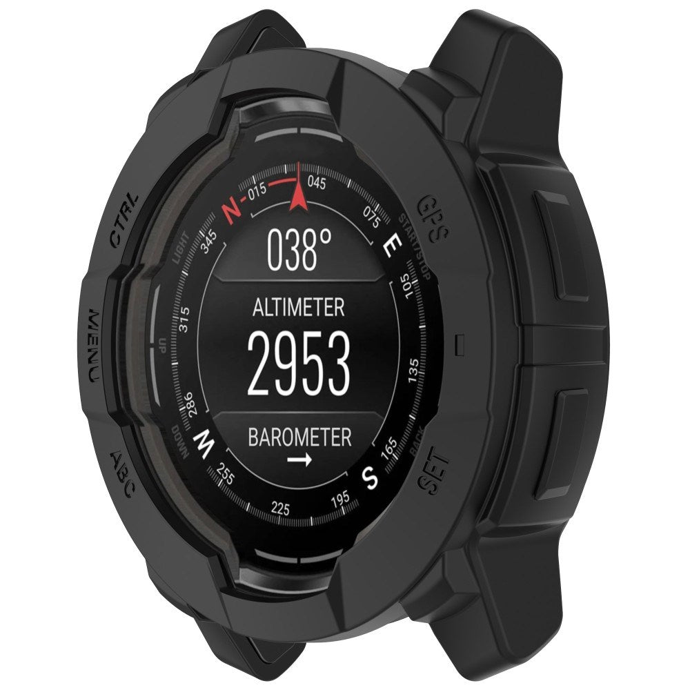 Garmin Instinct 3 AMOLED / Solar (45mm) Bumper Silicone Case - Black