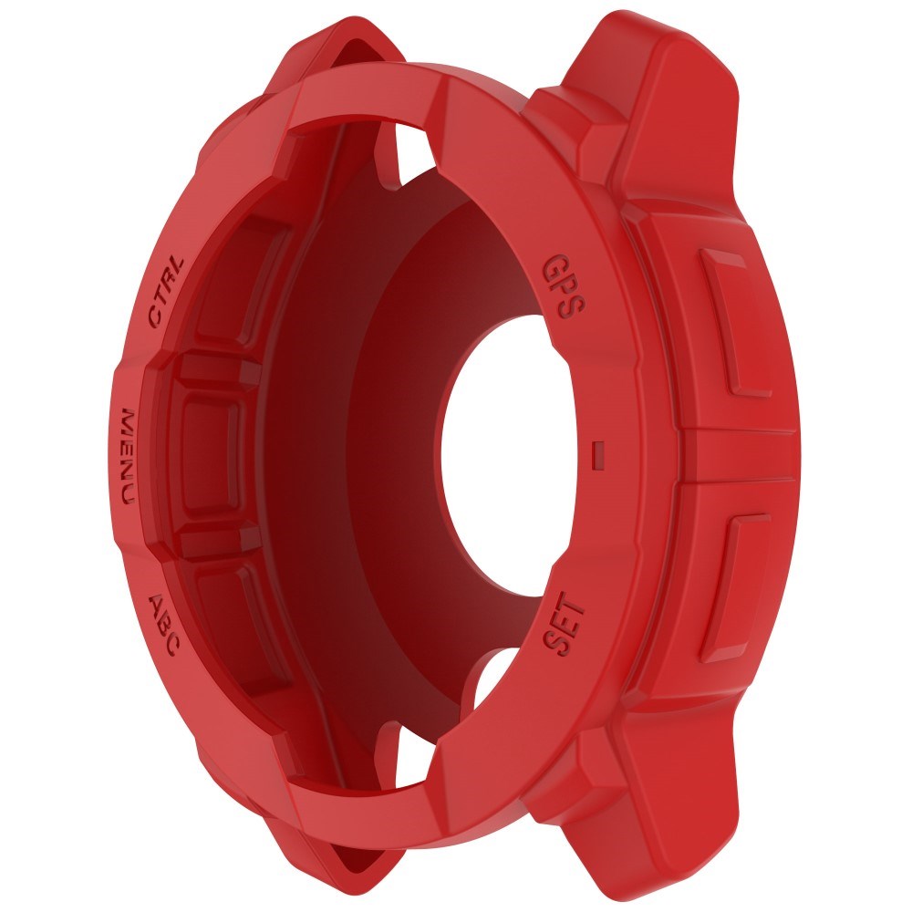 Garmin Instinct 3 AMOLED / Solar (45mm) Bumper Silicone Case - Red