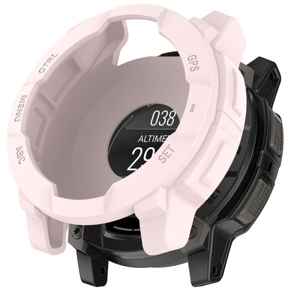 Garmin Instinct 3 AMOLED / Solar (45mm) Bumper Silicone Case - Pink