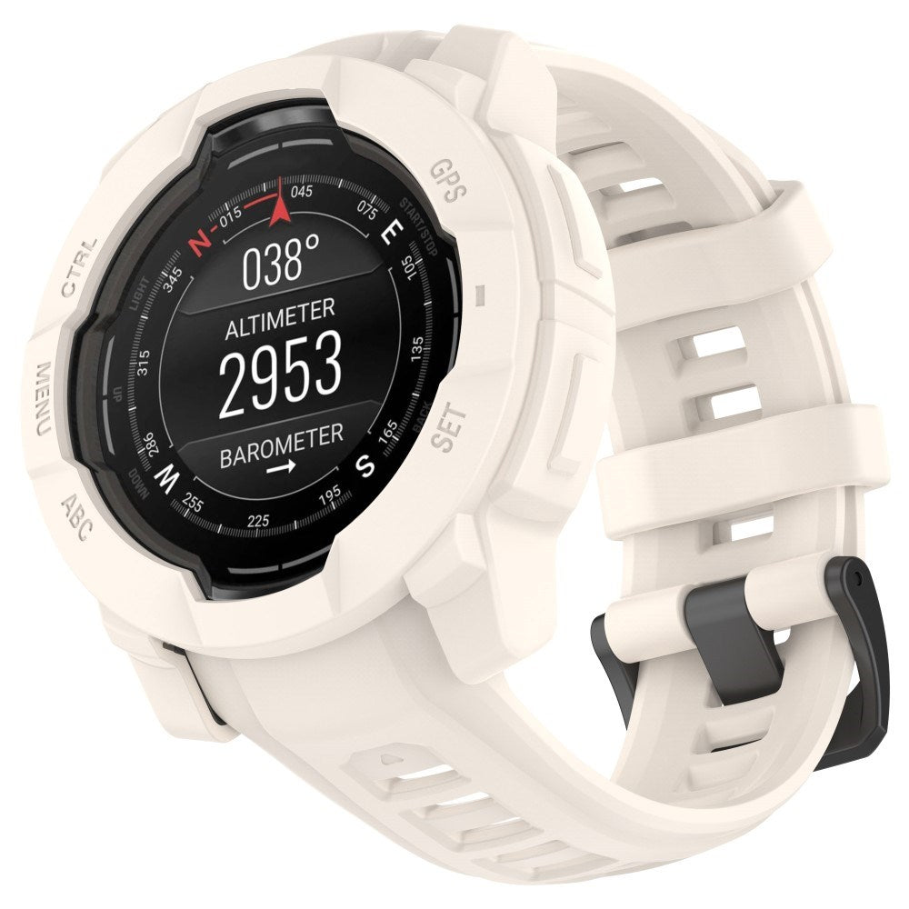 Garmin Instinct 3 AMOLED / Solar (45mm) Bumper Silicone Case - White